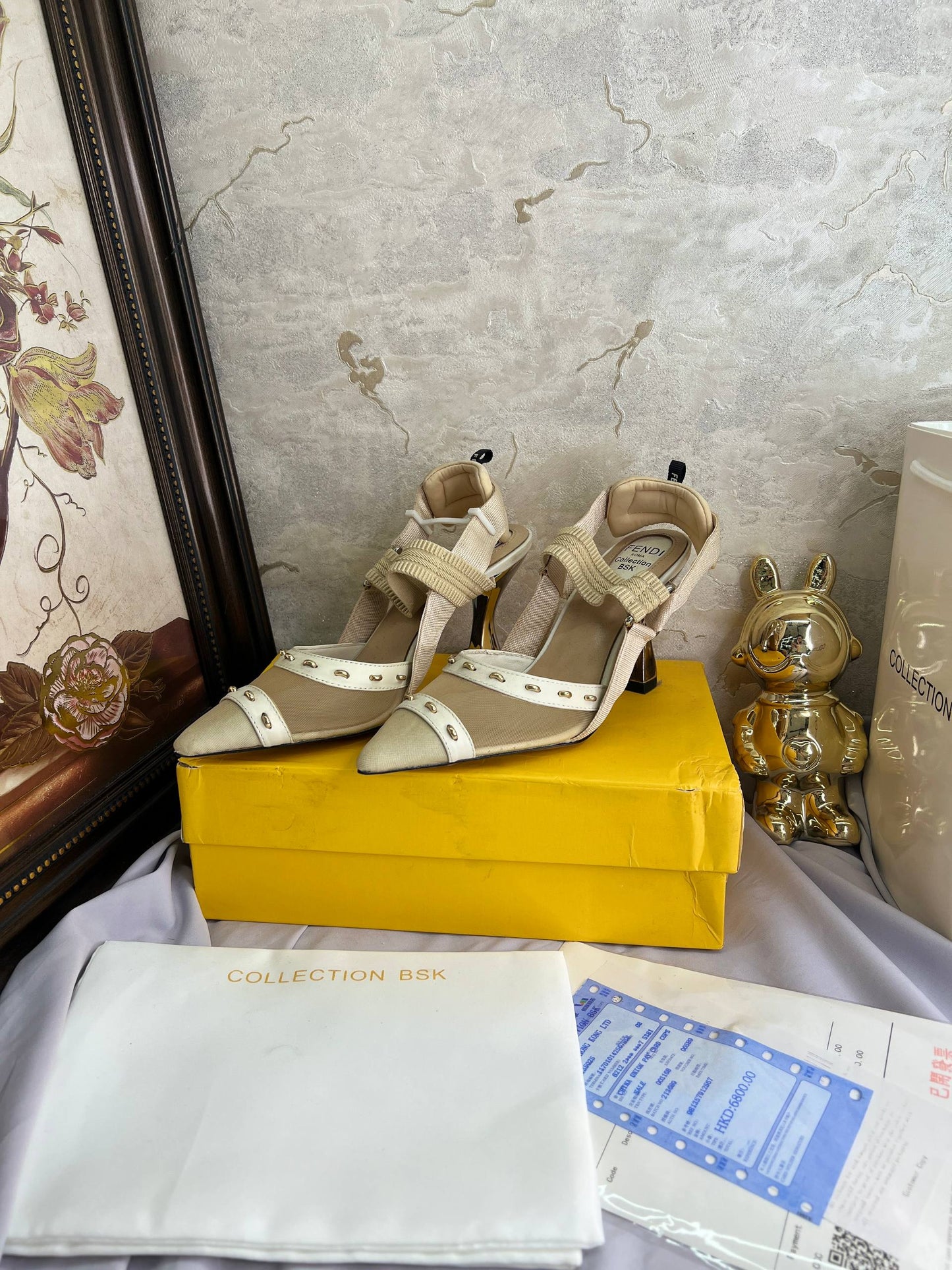 Sandale De Luxe Fendi en Couleurs