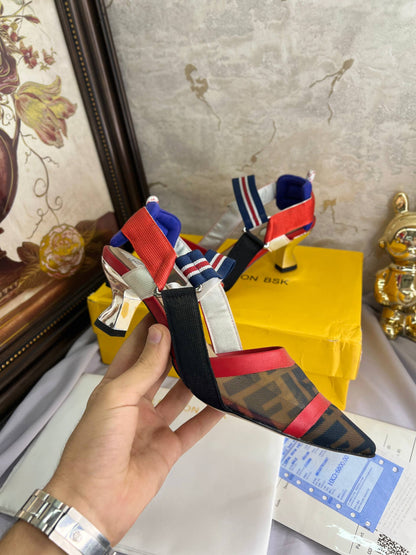 Sandale De Luxe Fendi en Couleurs