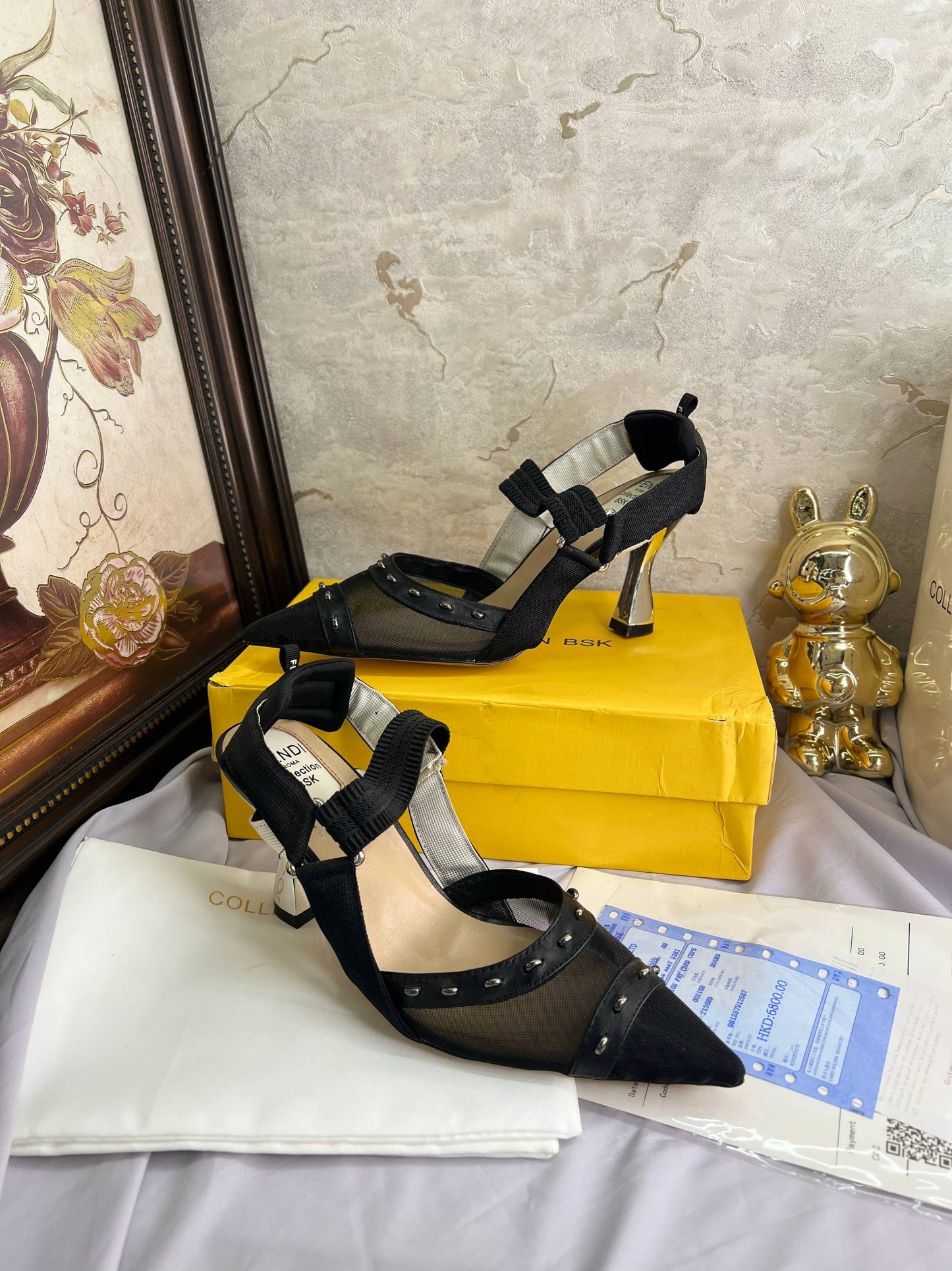 Sandale De Luxe Fendi en Couleurs