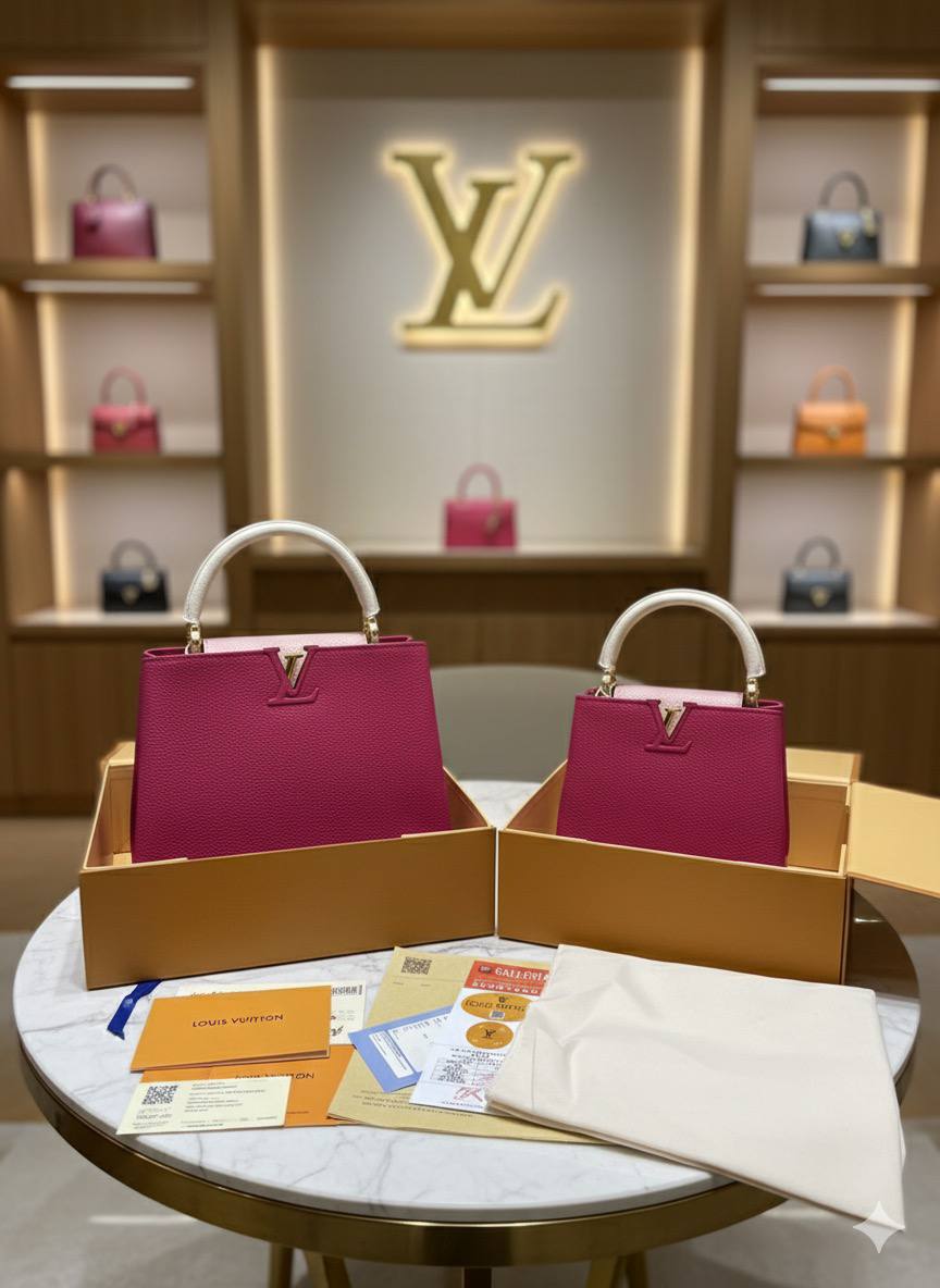 Sac Louis Vuitton Cappucine Cuir