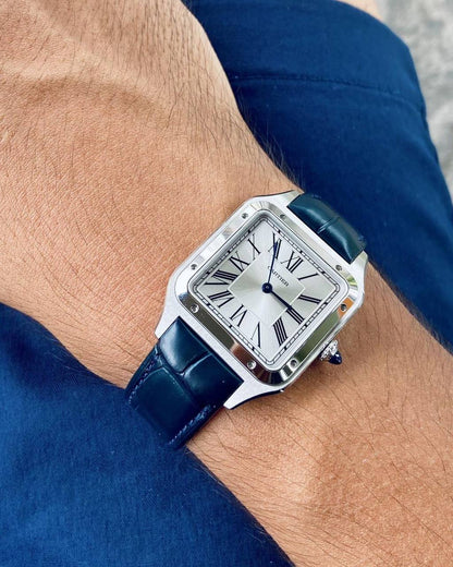 Montre Cartier Santos Dumont a Bracelet Cuir