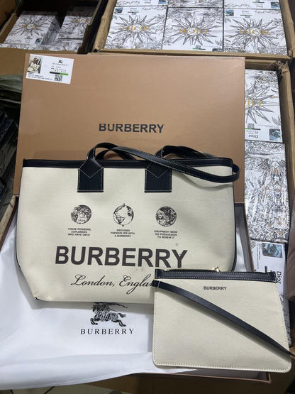 Sac Cabas Burberry Reversible