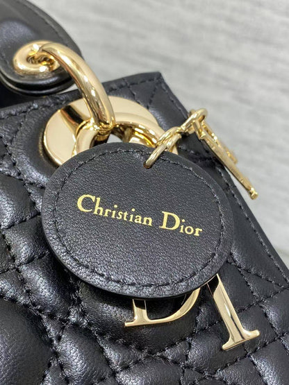 Sac Christian Dior Lady Dior en Vrai Cuir