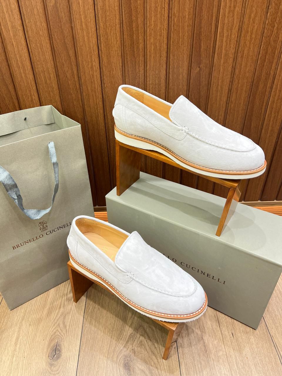 Mocassin Brunello Cucinelli en Daim