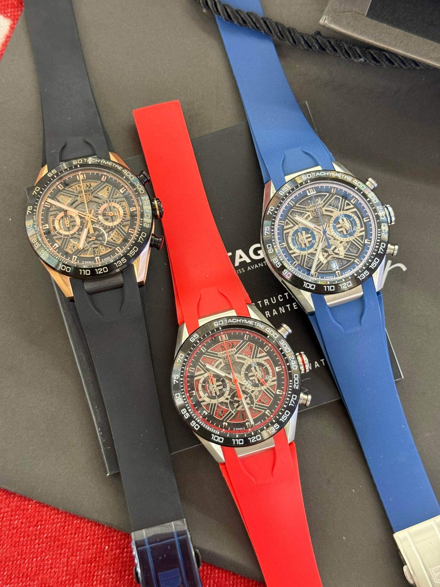 Montre Tag Heuer A Bracelet Caoutchouc
