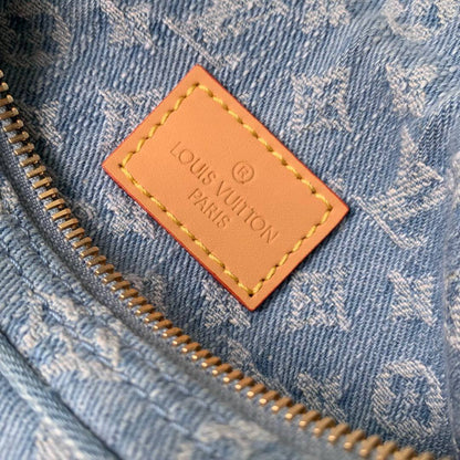 Sac en Cuir & Denim jean Louis Vuitton Monogram
