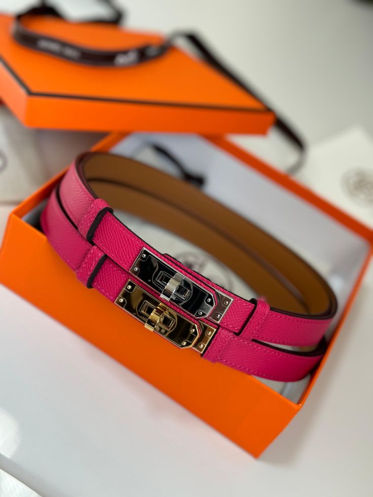 Ceinture Chic Hermès en Couleurs