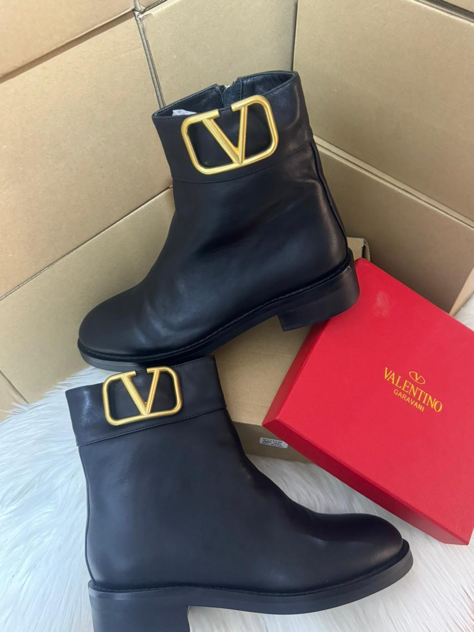 Bottine Valentino en Vrai Cuir