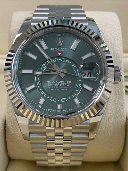 Montre Rolex Sky Dweller Édition Cadran Vert