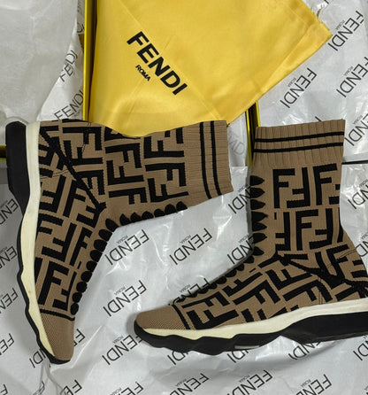 Bottine Chaussette Fendi