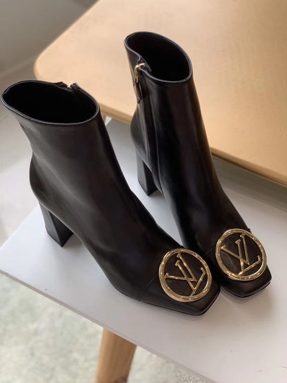 Bottine en Vrai Cuir Louis Vuitton