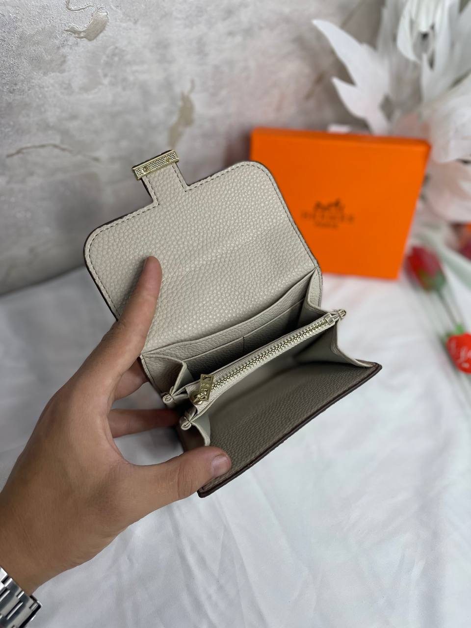 Porte feuille Hermès en Couleurs