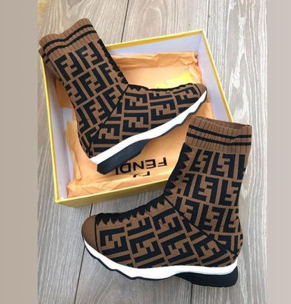 Bottine Chaussette Fendi