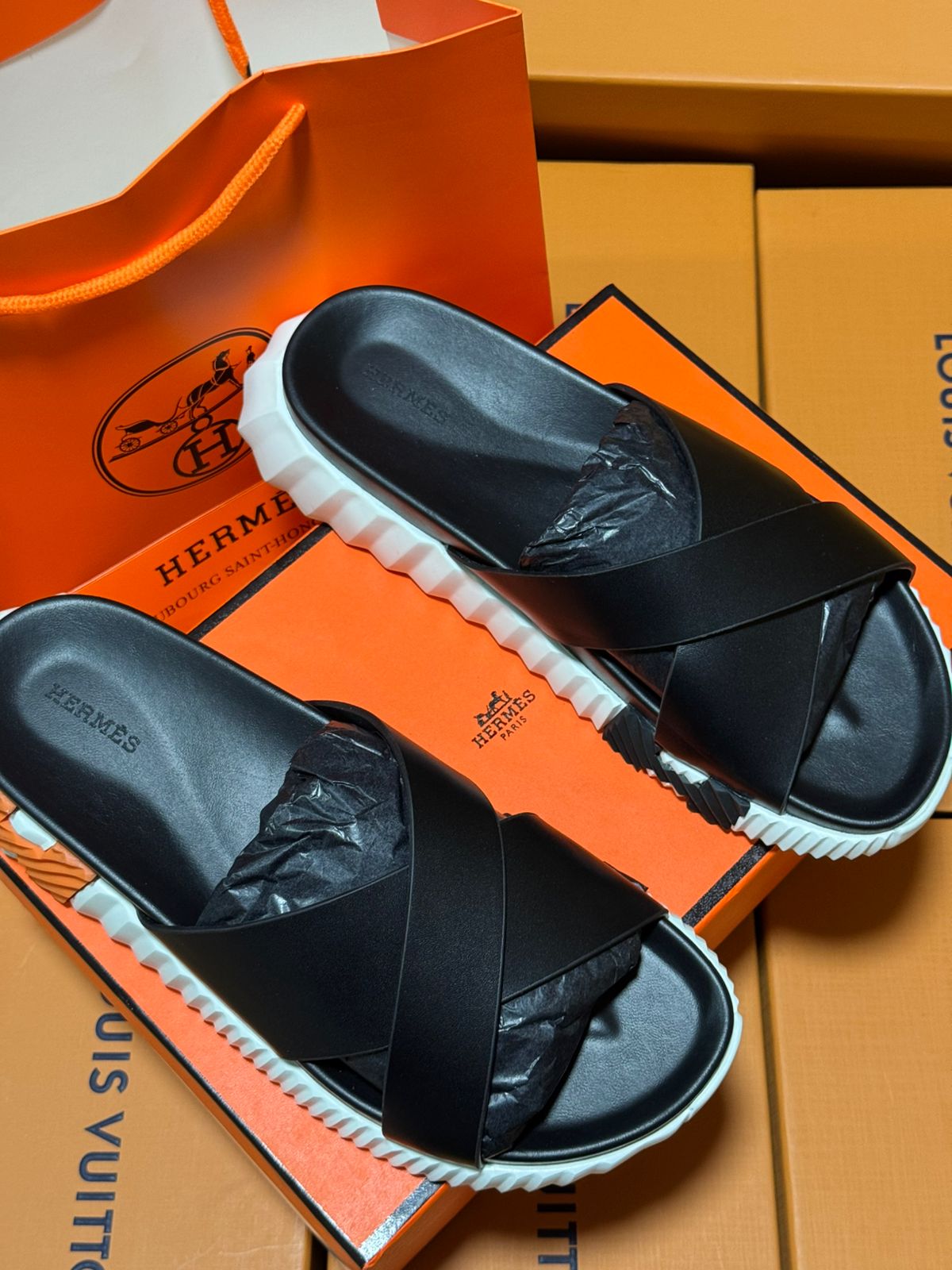 Sandale Hermès Cuir Homme