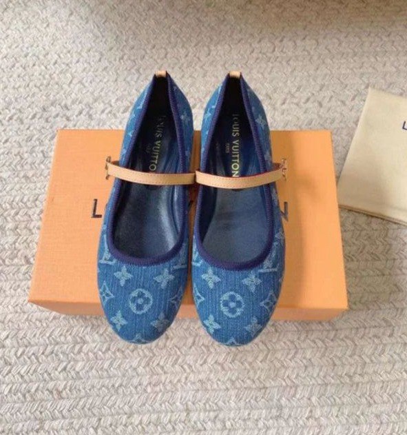 Ballerine Louis Vuitton en Cuir