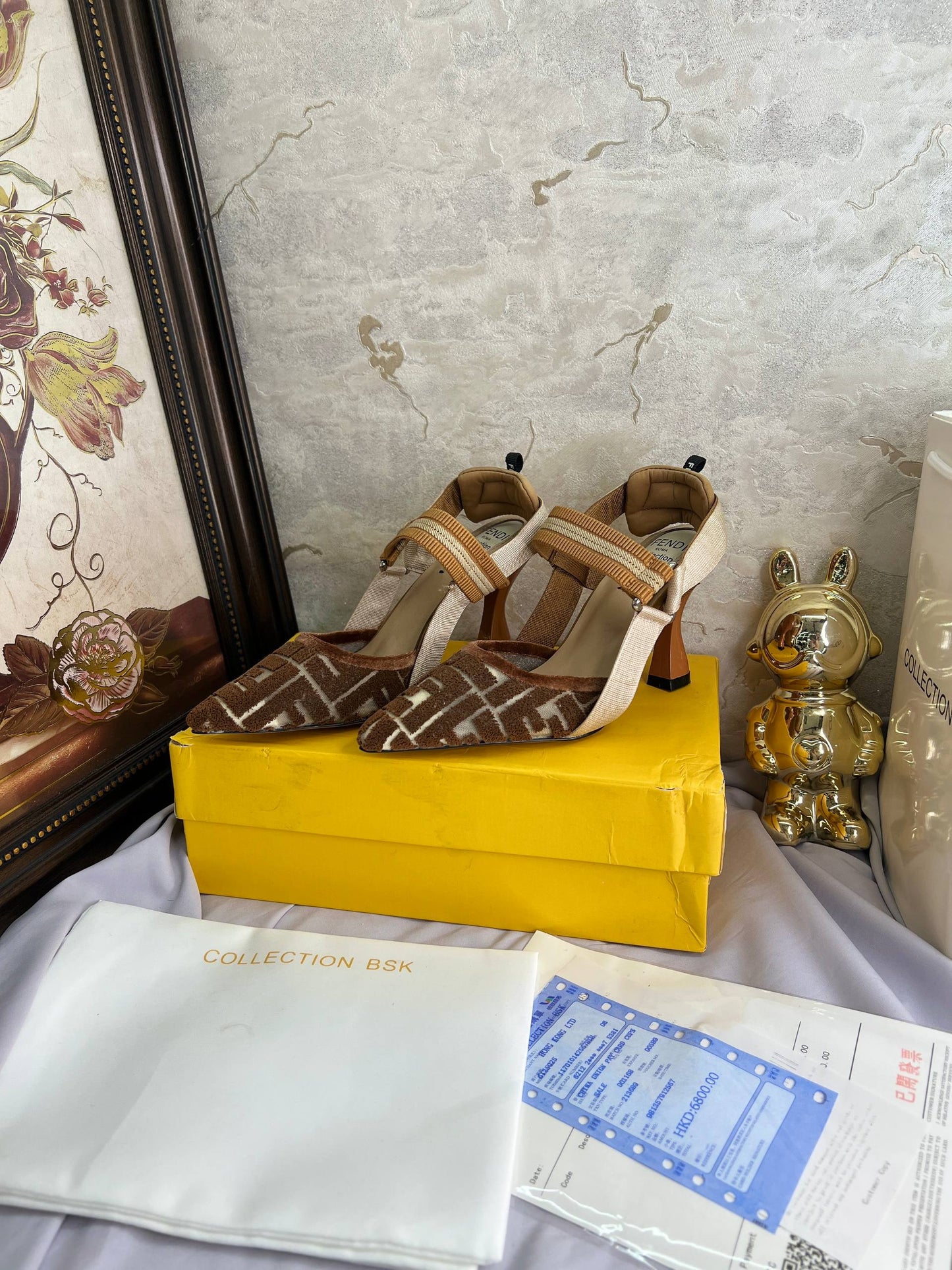 Sandale De Luxe Fendi en Couleurs