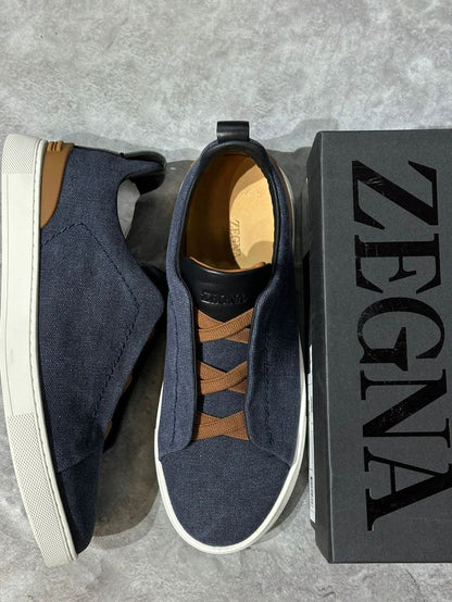 Chaussures Zegna en Vrai Cuir