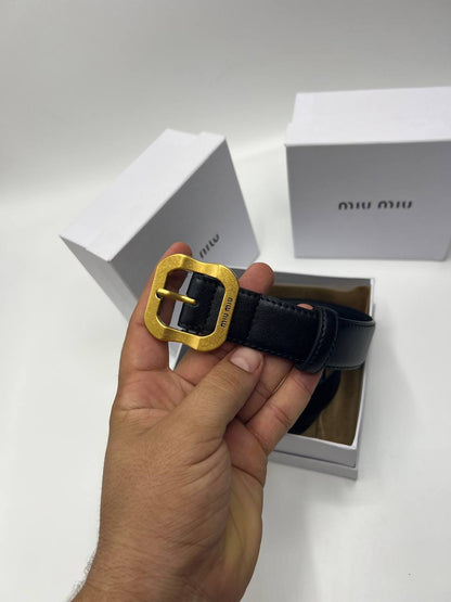 Ceinture Miu Miu a boucle Carré