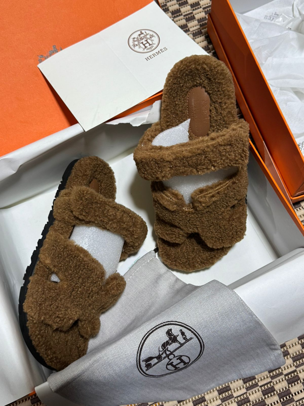 Pantoufle Hermès Chypre en Couleurs