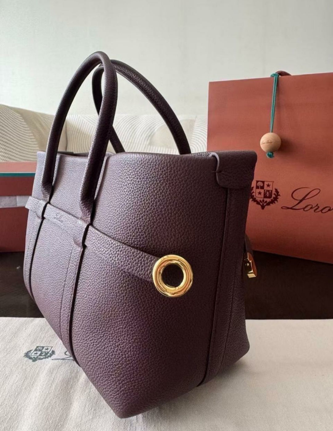 Sac Loro Piana en Vrai Cuir