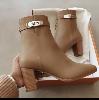Bottine Hermès en Cuir