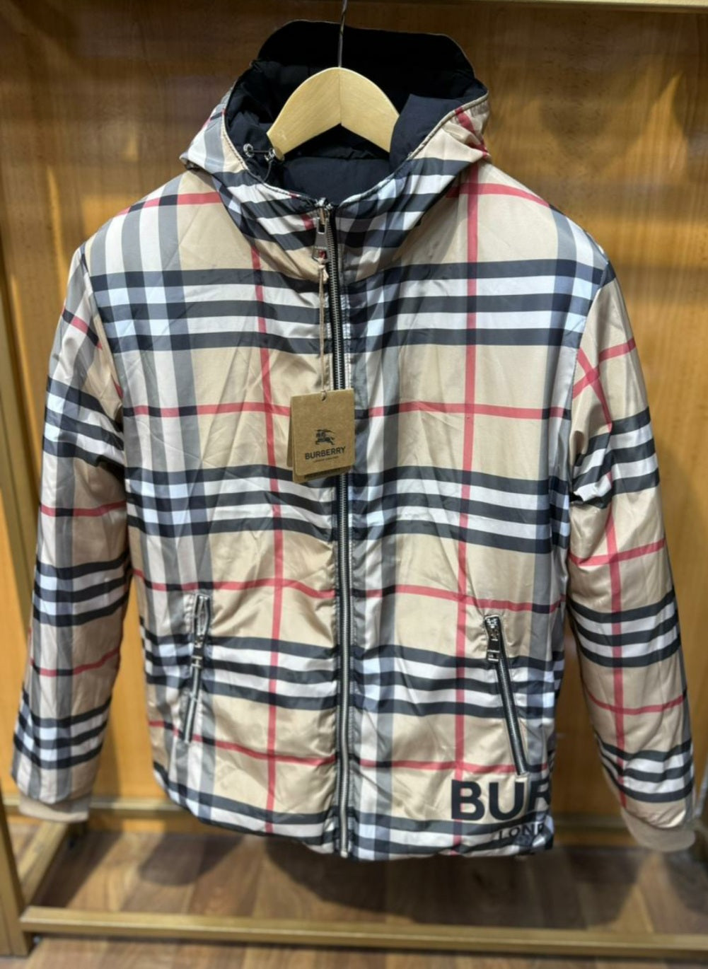 Bomber Burberry a Cappuchon