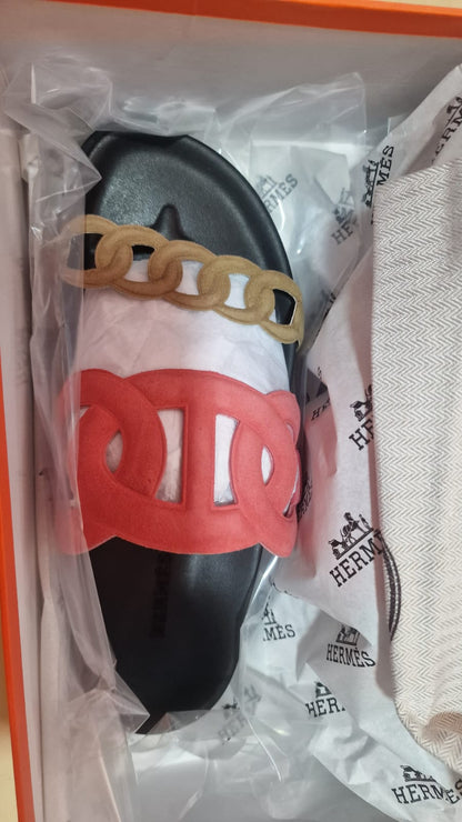 Sandale Hermès En Vrai Cuir