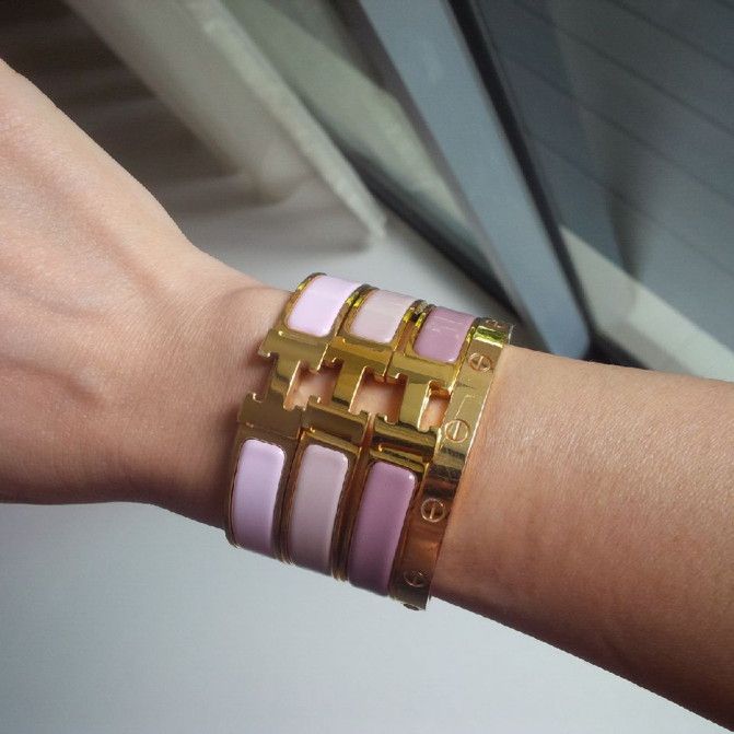 Bracelet Hermès Inoxydable en Couleurs