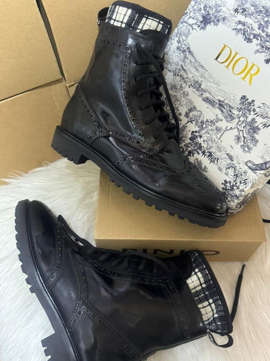 Bottine en Vrai Cuir Christian Dior