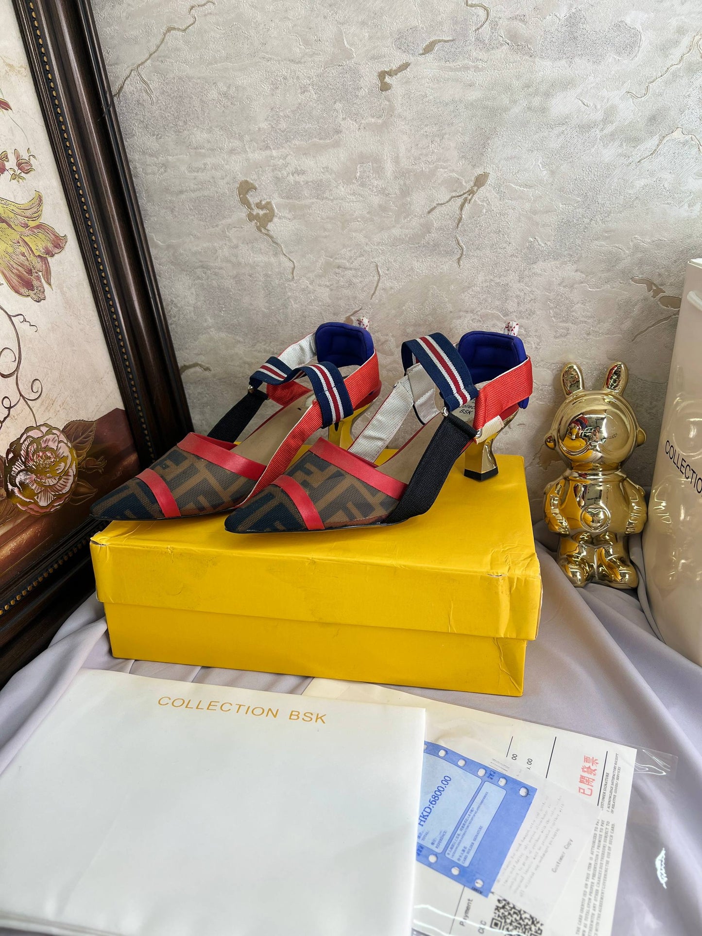 Sandale De Luxe Fendi en Couleurs