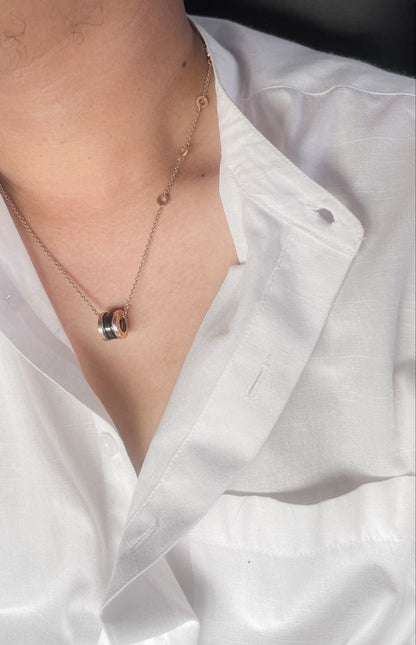 Chaîne de Luxe Bulgari en Acier Inoxydable