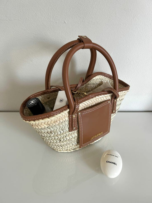 Sac Panier en Raphia Jacquemus