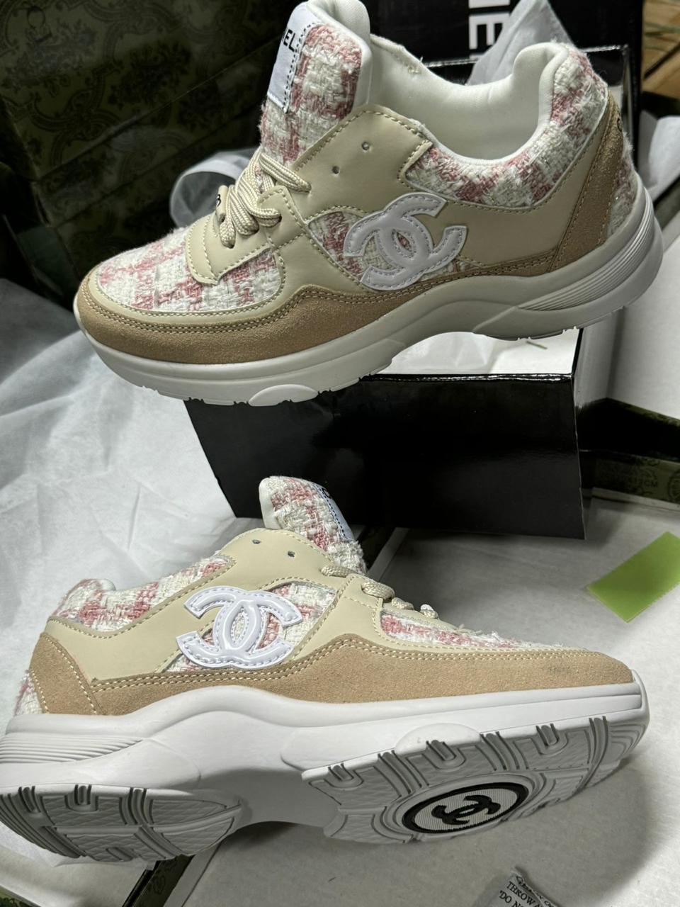 Espadrille Chanel en Tweed Femme