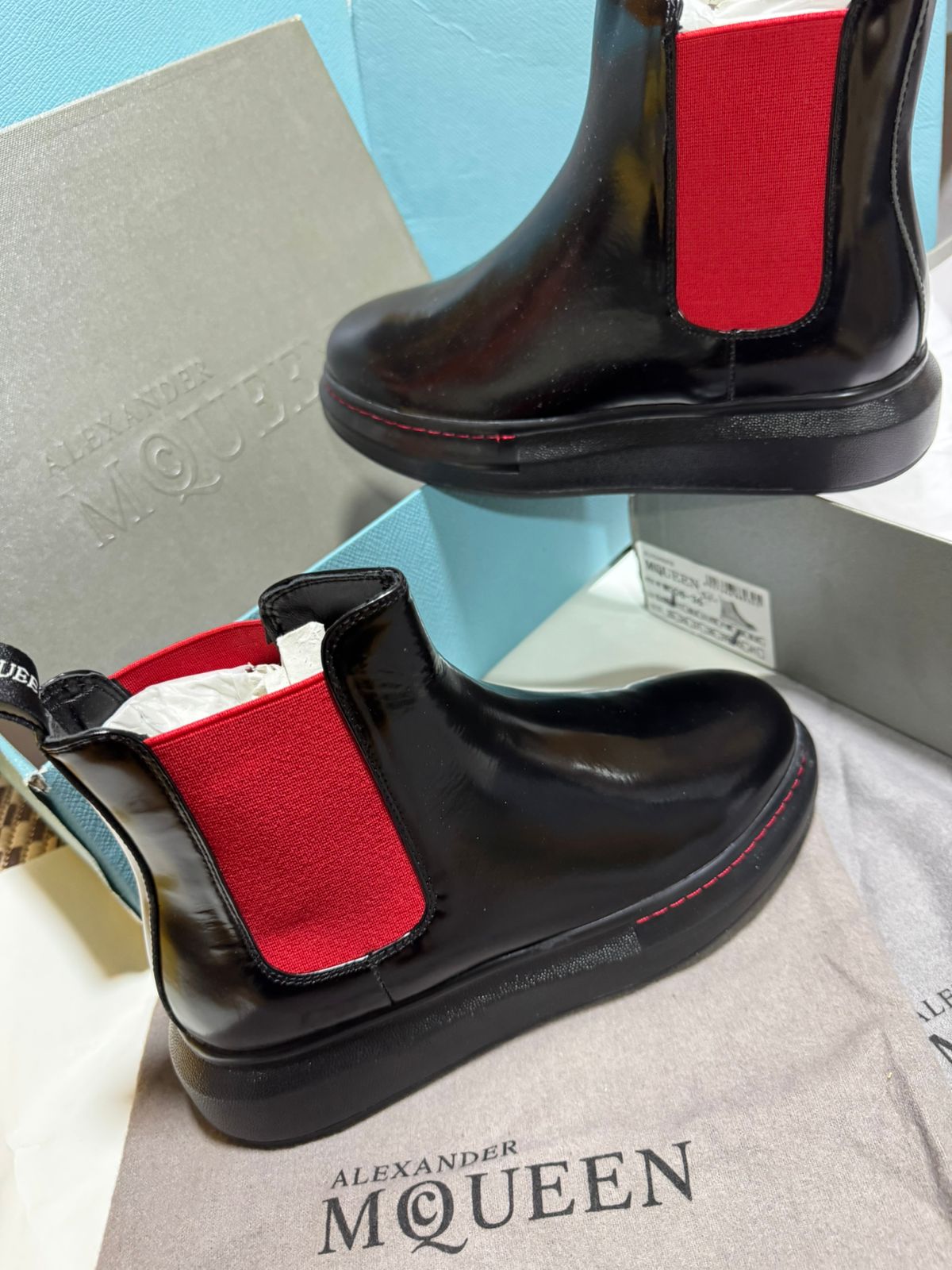 Bottine Alexander Mcqueen Cuir