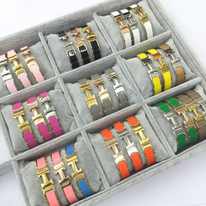 Bracelet Hermès Inoxydable en Couleurs
