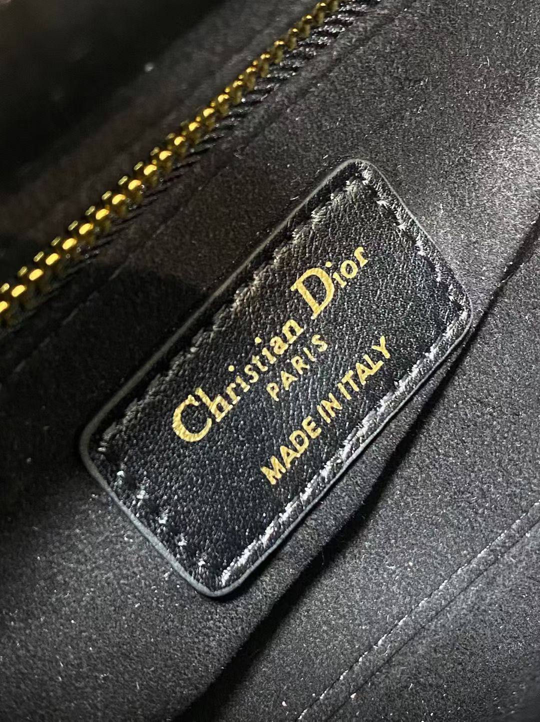 Sac Christian Dior Lady Dior en Vrai Cuir