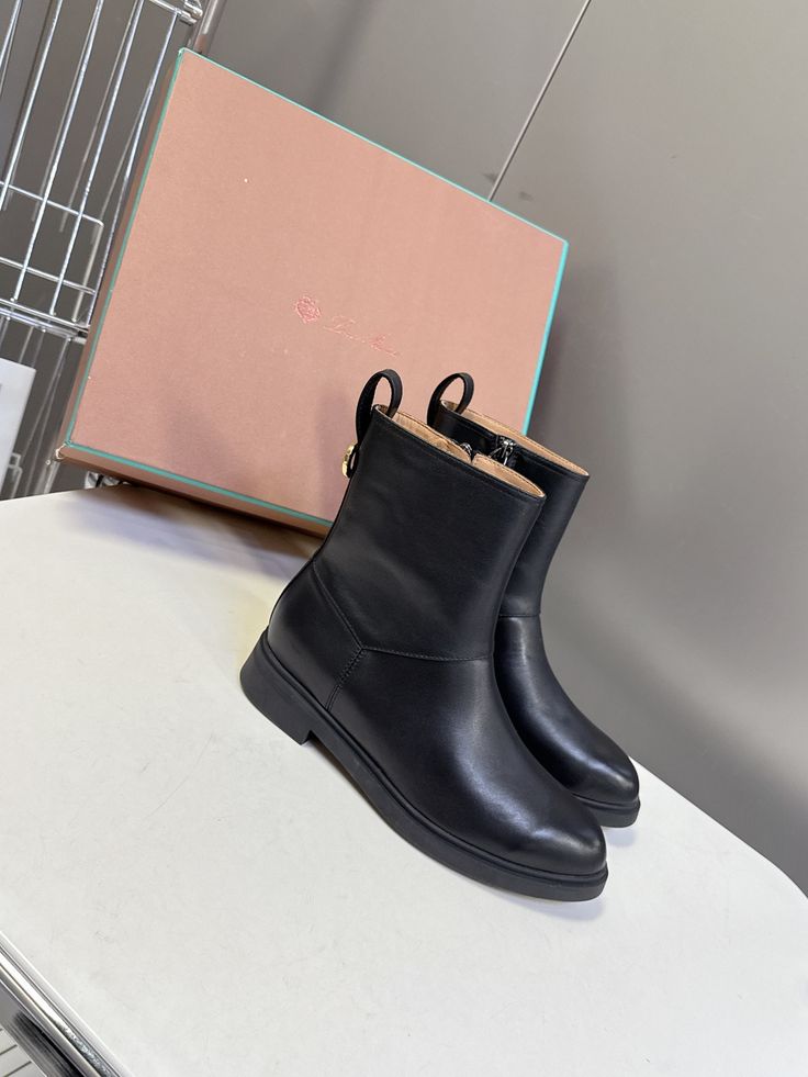 Bottine Loro Piana en Vrai Cuir