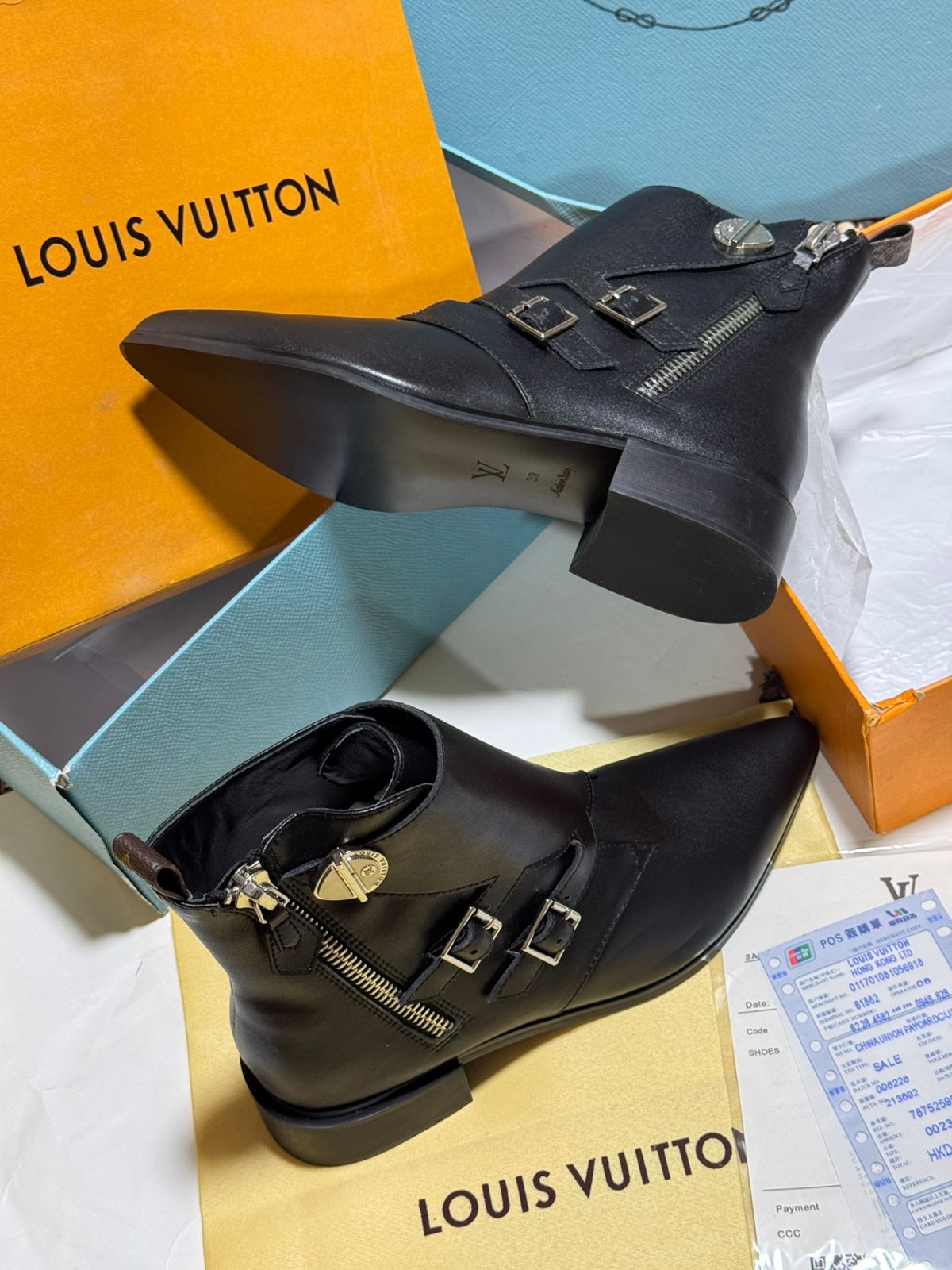 Bottine Louis Vuitton en Cuir