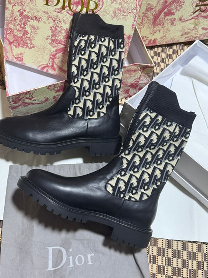 Botte Christian Dior en Cuir