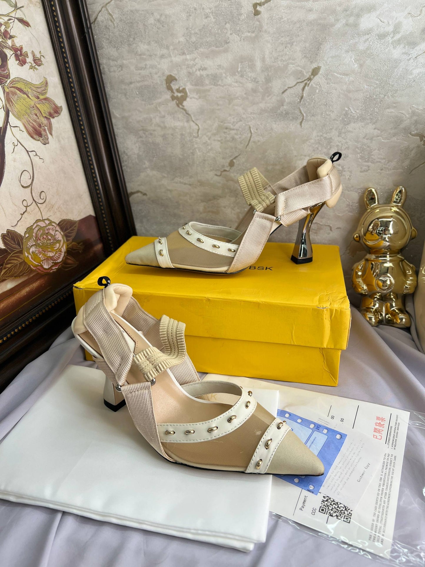 Sandale De Luxe Fendi en Couleurs