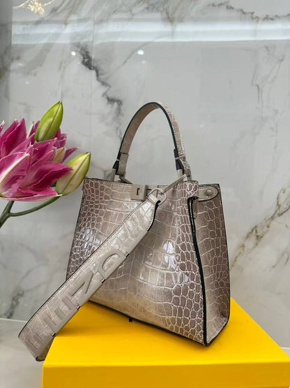 Sac de Luxe Fendi Croco En Couleurs