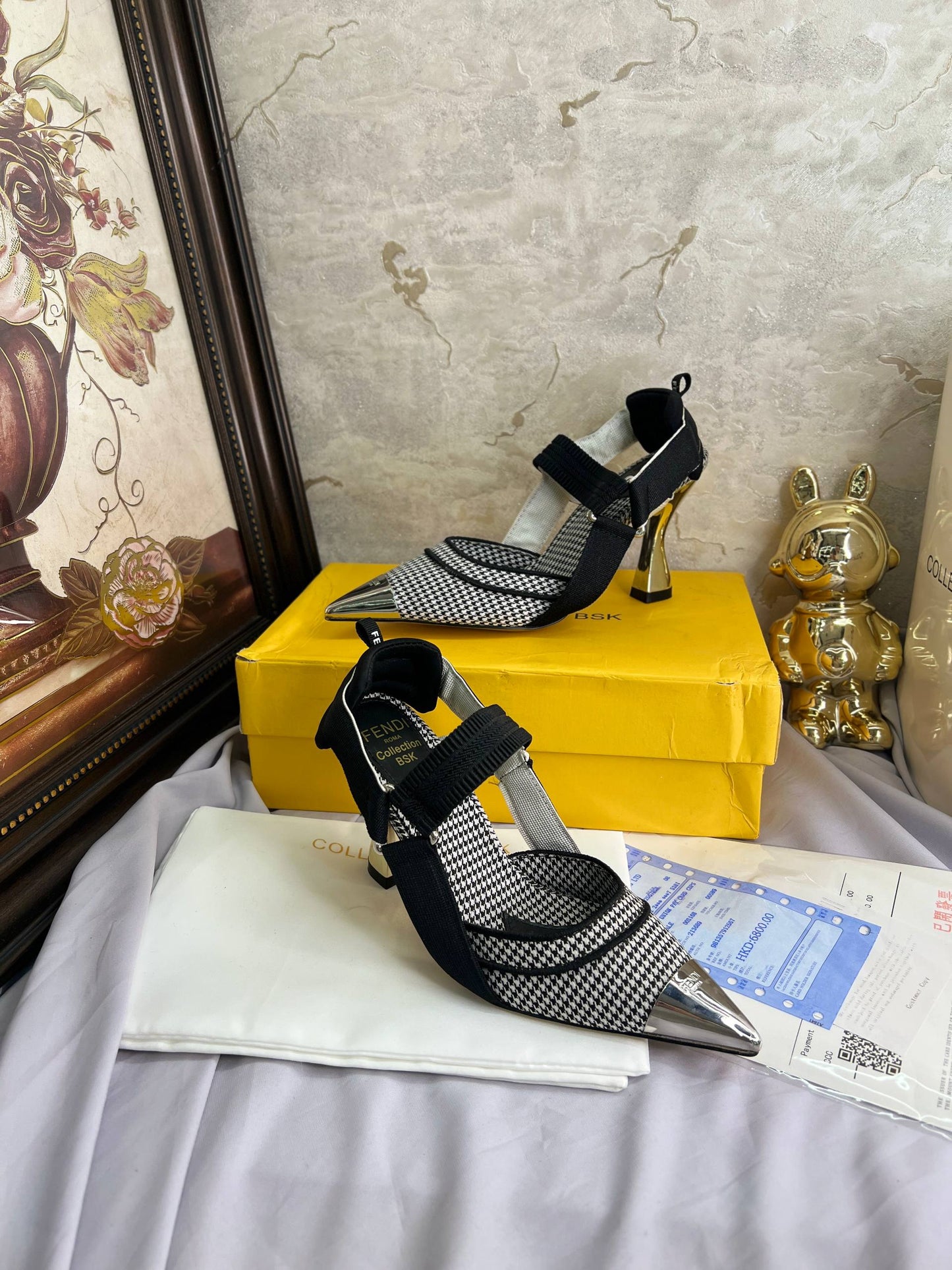 Sandale De Luxe Fendi en Couleurs